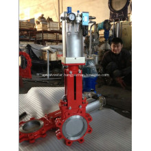 FULL LUG KNIFE GATE VALVE WITH AIR ACTUATED